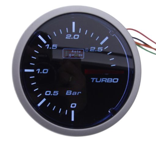 Bild von Autogauge Ladedruck - LiteDark - 3 Bar (Außendekoration ist etwas hell in der Farbe)