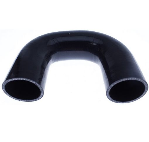 Bild von 180 Grad Silikonbiegung - Schwarz 3 "- 76mm.