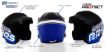 Bild von RRS Protect Jet Offener Helm – FIA 8859-2015 / SNELL SA2020 – Blau/Schwarz