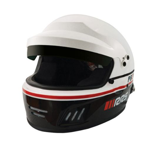 Bild von RRS Protect Rally Vollvisierhelm – FIA 8859-2015 / SNELL SA2020 – Schwarz/Weiß