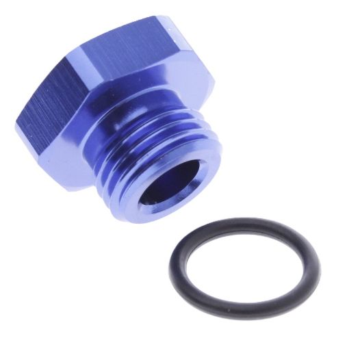 Bild von AN10 Prop - Männlicher O-Ring - Blue Alu