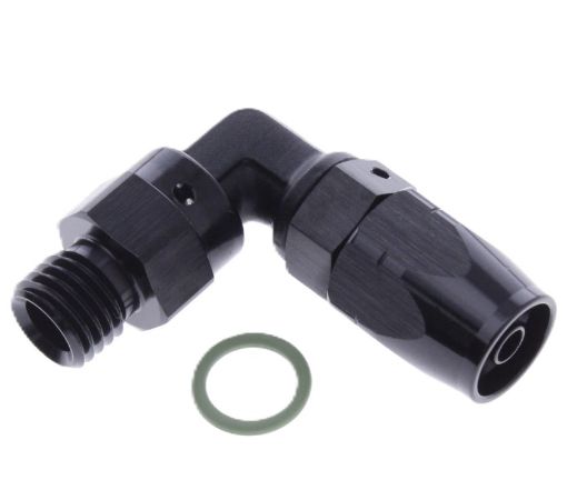 Bild von 90Grad. AN Armatur - AN4 - M12x1.25 - Schwarz