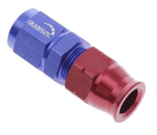 Bild von Gerade Röhre an Buchse AN-6 Adapter - Rot / Blau - 5/16" (7,93mm.)