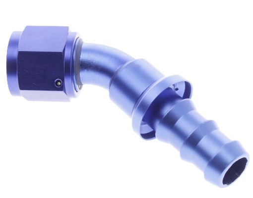 Bild von 45 Grad. AN Armatur - AN-8 - Blau - Druckverriegelung