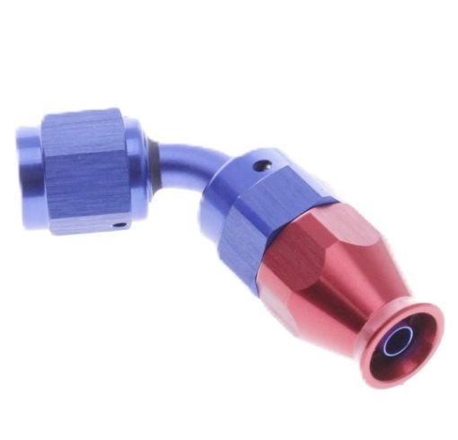 Bild von 60gr. PTFE AN Anschlussstück - AN-4- Rot / Blau