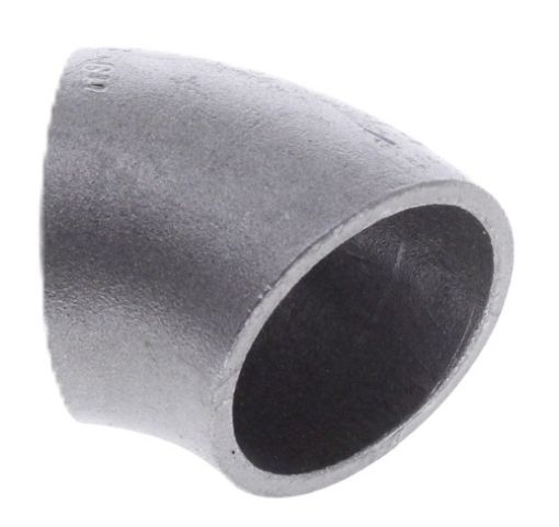 Bild von 1,65" - 42 mm nahtlose Stahlrohrbiegung, 45°