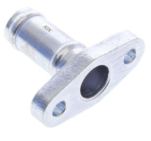 Bild von Öl-Rücklaufflansch – 40mm – 19mm gerader Schlauchanschluss