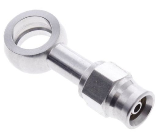 Bild von Gerades Banjo; I.D. 10,2 mm, Dicke 8,2 mm, - AN3 PTFE-Schlauch
