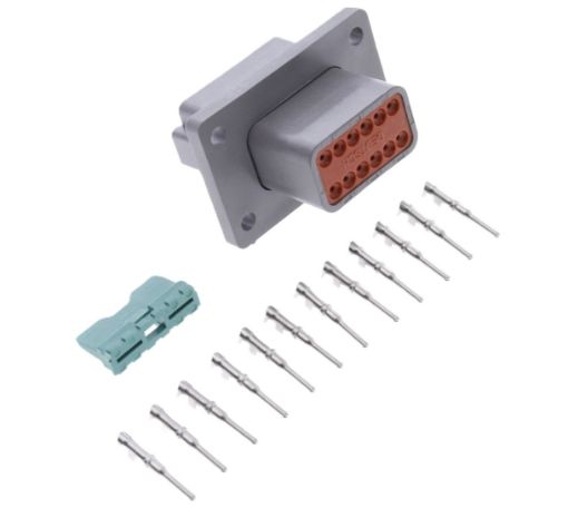 Bild von Firewall-Stecker 12 Pins – Inkl. Pins (Männlich)