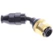Bild von 45° PTFE Quick Connect Hose Ends -Black/Gold - AN4
