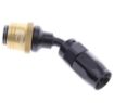 Bild von 45° Quick Connect Hose Ends -Black/Gold - AN4