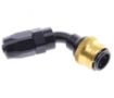 Bild von 60° Quick Connect Hose Ends -Black/Gold - AN6