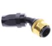 Bild von 45° Quick Connect Hose Ends -Black/Gold - AN8