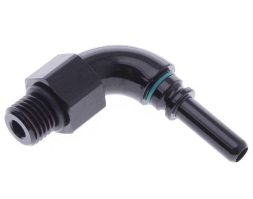 Bild von 90° AN4 - AN4 O-ring (7/16"x20 SAE UNF) - Black