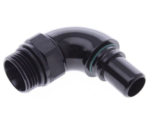 Bild von 90° AN12 - AN12 O-ring (1,1/16"x12 SAE UNF) - Black