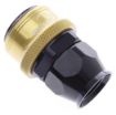 Bild von Straight PTFE Quick Connect Hose Ends -Black/Gold - AN16