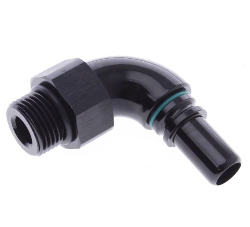 Bild von 90° AN8 - AN8 O-ring (3/4"x16 SAE UNF) - Black