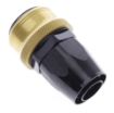 Bild von Straight Quick Connect Hose Ends -Black/Gold - AN16
