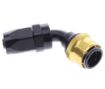 Bild von 60° Quick Connect Hose Ends -Black/Gold - AN8