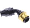 Bild von 60° PTFE Quick Connect Hose Ends -Black/Gold - AN8