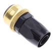 Bild von Straight Quick Connect Hose Ends -Black/Gold - AN12
