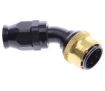 Bild von 45° PTFE Quick Connect Hose Ends -Black/Gold - AN12