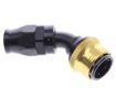 Bild von 45° PTFE Quick Connect Hose Ends -Black/Gold - AN10