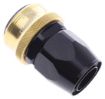 Bild von Straight Quick Connect Hose Ends - Black/Gold - AN20