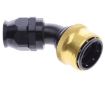Bild von 45° PTFE Quick Connect Hose Ends -Black/Gold - AN16