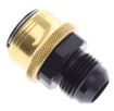 Bild von AN male quick connect adapter -Black/Gold - AN12