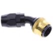 Bild von 45° Quick Connect Hose Ends -Black/Gold - AN10