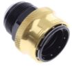 Bild von AN male quick connect adapter -Black/Gold - AN20