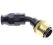 Bild von 45° PTFE Quick Connect Hose Ends -Black/Gold - AN6