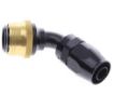 Bild von 60° Quick Connect Hose Ends -Black/Gold - AN10