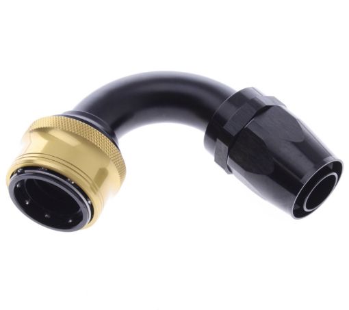 Bild von 120° Quick Connect Hose Ends -Black/Gold - AN16
