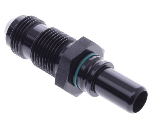 Bild von AN Bulkhead to Male quick connect - Black - AN8