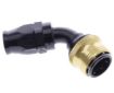 Bild von 60° PTFE Quick Connect Hose Ends -Black/Gold - AN10