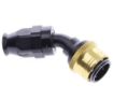 Bild von 45° PTFE Quick Connect Hose Ends -Black/Gold - AN8