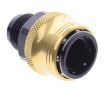 Bild von AN male quick connect adapter -Black/Gold - AN10