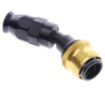 Bild von 30° PTFE Quick Connect Hose Ends -Black/Gold - AN6