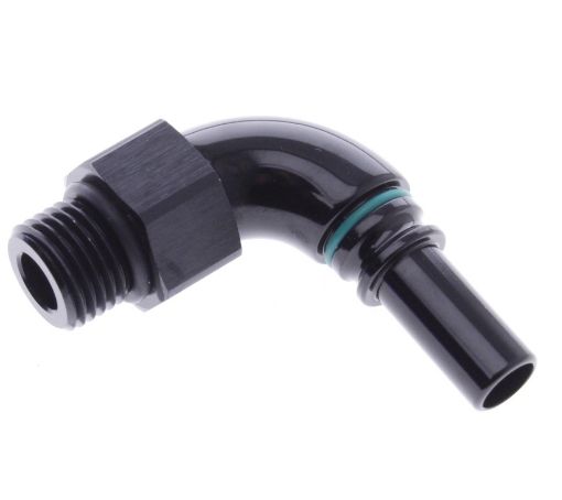 Bild von 90° AN6 - AN6 O-ring (9/16"x18 SAE UNF) - Black