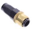 Bild von Straight Quick Connect Hose Ends -Black/Gold - AN4
