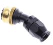 Bild von 30° PTFE Quick Connect Hose Ends -Black/Gold - AN12
