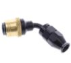 Bild von 60° PTFE Quick Connect Hose Ends -Black/Gold - AN4