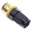Bild von Straight Quick Connect Hose Ends -Black/Gold - AN8