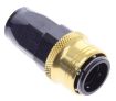 Bild von Straight Quick Connect Hose Ends -Black/Gold - AN8