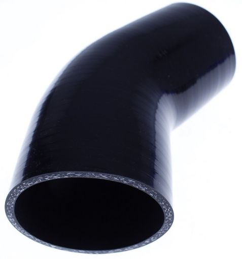 Bild von 5" / 127mm. - 45 Grad Silikonbiegung