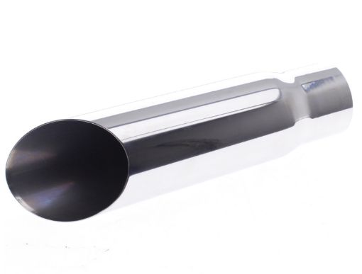 Bild von 2,5" / 63,5 mm inlet auf 3,0" / 76,2 mm outlet - Poliertes SS304 Edelstahl-Endrohr