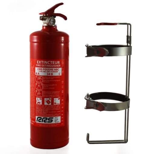 Bild von RRS 2 kg ABC Feuerlöscher-Set rot