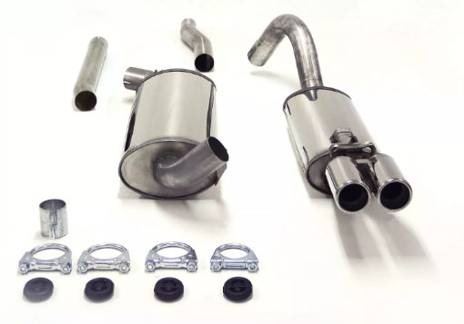 Bild von Simons Catback-Abgasanlage Audi 80/90 Cabriolet B4/8G